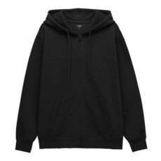 [랜더스(LANDAS)] 더블 텐션 지퍼 후디 (HZ52) 블랙