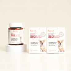 [보약먹는강아지] 피모보감 강아지 아토피 습진 털빠짐 피부 모질 영양제 (구피부보감), 2개, 면역력강화, 피부/피모, 90정