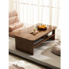 원목 찻상 일본식 다다미 접이식 소파 다과 카페 전통 호두색 폴딩 40x30x20cm, 무니치 호두나무 60x40x32cm