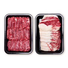 1++등급 특수부위, 600g, 1세트, 차돌박이200g + 특수부위400g