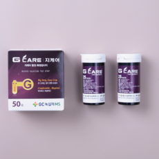 지케어 혈당시험지 50매 사용기한 24년 09월, 50매입, 2개