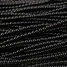 비즈아이 [631-10]아크릴진주 라운드 4mm 블랙(505) 1줄