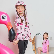 아이스샌드 아동래쉬가드+트레이닝세트 BR-233104