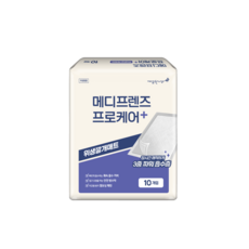 깨끗한나라 메디프렌즈 프로케어 위생깔개매트10개입 10팩/메디프렌즈 위생매트 박스특가, 대형, 10개입