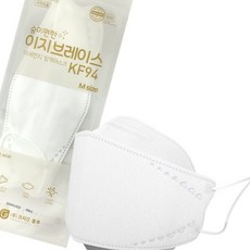 이지브레스 미세먼지마스크 KF94 중형 흰색 개별 - 개 (1개입)