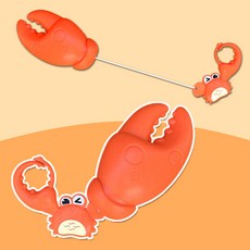 킹크랩 피젯토이 스트레스 해소 피젯 장난감 손 어른 성인 보드게임 게모양 태엽 집게발, 2. 그린