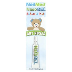 NeilMed 유아 및 어린이용 건조한 코를 위한 NasoGel 28.4g(1oz), NeilMed유아및어린이용건조한코를위한NasoGel28, 1개