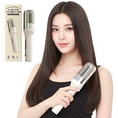 아모란나 손상모 정리 무선 헤어 트리머 셀프커팅 상한머리 데미지컷 충전식, 아이보리