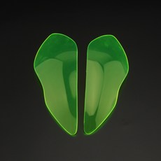 Kawasaki ZX-636R ZX-6R (2009-2018) 高強度壓克力大燈護片 綠色-極限超快感, 1個