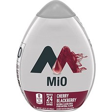 미오 물 첨가제 (체리 블랙베리 4팩) Mio Water Enhancer (Cherry Blackberry Pack of 4), {"language_tag":"en_US","value, 48ml