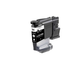 LC531 副廠墨水匣 相容於DCP-J1360DW J1260W J1310DW (LC531BK LC 531XL) 黑色, LC531 黑色 (250張）, 1個