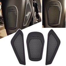 혼다 호환 레블1100 튜닝용품 연료탱크 니 그립 올인원 패드 미끄럼방지 데칼 스티커, 1세트, 블랙