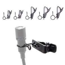핀마이크 클립 집게 와이어리스 라발리에 마이크 악세사리 소니 무선 마이크, AC-M60B(6.5mm), 1개, AC-M60B(6.5mm)