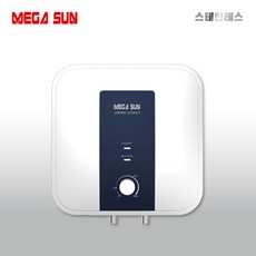 메가썬 스텐 전기온수기 15리터 하향식 벽걸이 15L 스테인레스