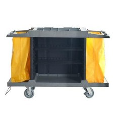 업소용 청소카트 호텔 객실 빨래 수거함 운반차 숙박