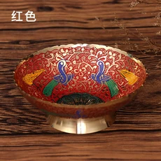 네팔 티베트 다채로운 그릇 사탕 접시 과일 크리 에이 티브 거실 장식 공작