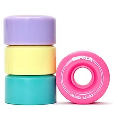 Impala IMPRWHEEL 파스텔 멀티 휠 미완성 (1 x 1. 인치/18 x 11mm -35 mm 오프셋)