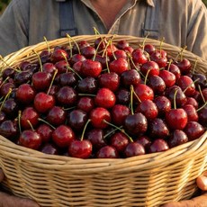 입안 가득 터지는 진한 과즙 프리미엄 고당도 칠레산 생체리, 1개, 칠레산 생체리 대 1kg (10.0R)