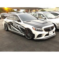 JH GROUP MOTOR BENZ W205 改 19年AMG樣式 前保桿, 1個