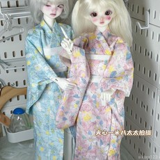 BJD娃衣 3分4分葉羅麗娃衣 和服外出新款 BJD換裝衣服 diy娃娃衣服 公仔裝飾服 bjd私養, 1個, 粉色,六分