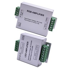 4채널 앰프 LED RGBW/RGB dc 12 - 2 V 12A A 출력 RGBW/RGB 스트립 전원 리피터 콘솔 컨트롤러, 02 RGBW 24A, 1개