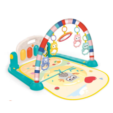 신생아 아기 피아노 피트니스 아기체육관, 1개, 블루