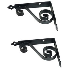 MetalKorea 槽管B型層板托架 大 (200*250), 黑色