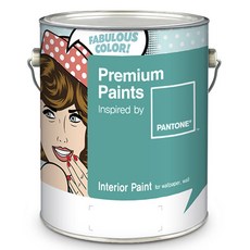 노루페인트 프리미엄 수성 팬톤페인트(PANTONE) 백색 에그쉘 4LT, 팬톤 수성페인트 백색, 4L, 1개