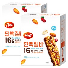 포스트 단백질바, 500g, 2개
