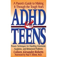 (영문도서) ADHD & Teens Paperback, Taylor Trade Publishing, English, 9780878338993