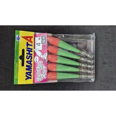 야마시타 옵빠이슷테 4호 5개입 한치 슷테 갑오징어 에기, 1개