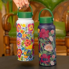 MAGRACE 보온 물병 북유럽 앤틱 스타일 1000ml, 1개