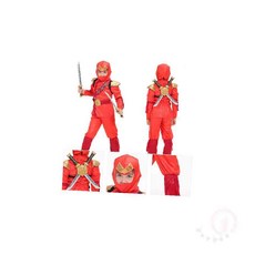 레드닌자 디럭스 코스튬 쌍칼 닌자복면 아동 할로윈 의상