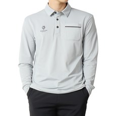 블랙야크 흡한속건 기능성 포켓 카라 긴팔티