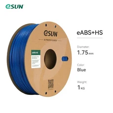 eSUN 고속 ABS+ 필라멘트 1.75mm 뛰어난 레이어 접착력 3D 프린터 스피디 플러스 출력용, 01  Mainland, 07 Blue