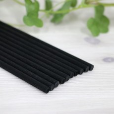 캔들나라 섬유스틱, 블랙 4mm 30cm, 1개, 10개입