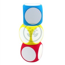 배들 메모보드판 주사위 교구 칼라보드 칠판보드, 레드