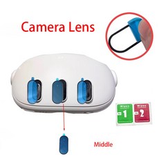 컨트롤러 하우징 쉘 카메라 조이스틱 전원 이어폰 위치 파악 플렉스 케이블 금속 버클 렌즈 OculusQuest 3 VR용, camera lens Middle