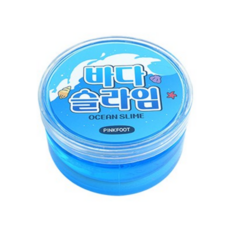 핑크풋 3000 바다 슬라임, 블루, 222g, 2개