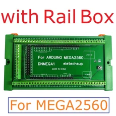 ABD1A01 DN31C01 DNPRO11 Arduino UNO/MEGA2560/NANO/Pro 미니 보드용 DIN 레일 나사 고정 터미널 블록 호, 02 For MEGA2560