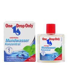 德國 One Drop Only 一滴淨濃縮漱口水，溫和不刺激，長效清新口氣，全家適用, 1個, 50ml