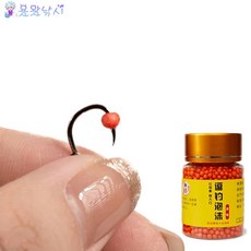 용왕낚시 왕훙 붕어아저씨 고패질용 알갱이 물에뜨는 스트로폴 고기유인 알맹이 오리지널향 한방맛 무작위 발송제품, 1개, 10g, 빨강