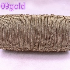 야드 다채로운 고탄성 바느질 로프 라인 탄성 리본 스판덱스 밴드 액세서리 고무 레이스 라운드 의류, 09, 1개