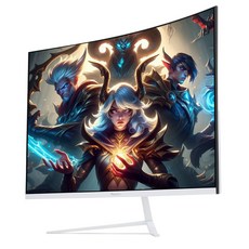 비트엠 NEWSYNC P320FC 패스트 165 커브드 게이밍 32인치 화이트 모니터, 80.28cm, 무결점