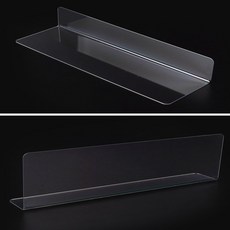 홍해지구 L형 칸막이 20x6cm 1P 일반형 상품분리바, 투명