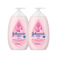 존슨즈 베이비 로션 핑크, 500ml, 2개