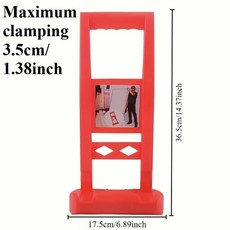 木板多功能工具抬板器 板材瓷磚玻璃神器 省力搬運抬板器, 1個, 紅色木工抬板器（標準款）