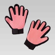 브러시 빗 그루밍 반려동물 양손 장갑브러쉬 털관리, 1개