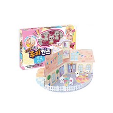 푸지킨즈 학교 놀이 세트 미술 색칠 역할 목욕 그림그리기, 1개