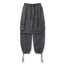 CGP 와이드 카고 트레이닝 팬츠_차콜 208655